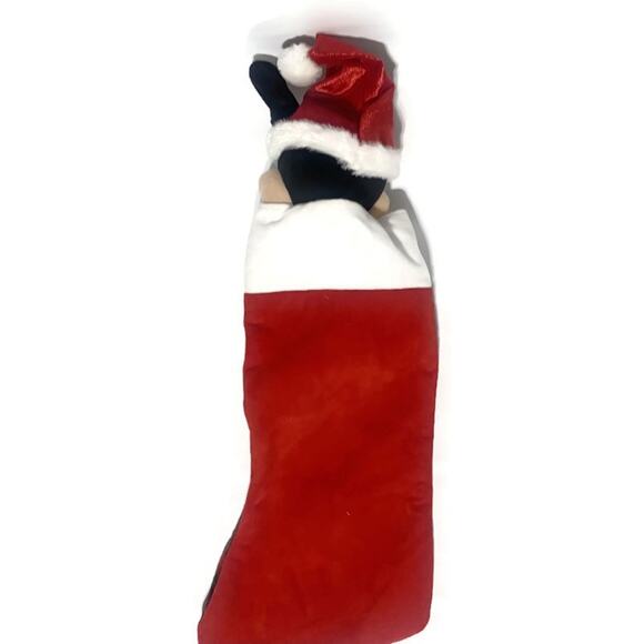 Mickey Mouse Musical Animated Christmas Stocking Playing Tis the Season 24" - Picture 3 of 7